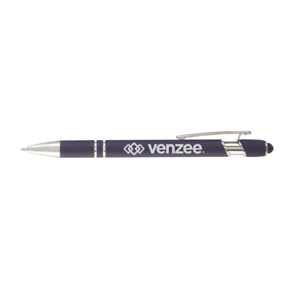Venzee Alpha Soft Touch Pen with Stylus (5-Count)